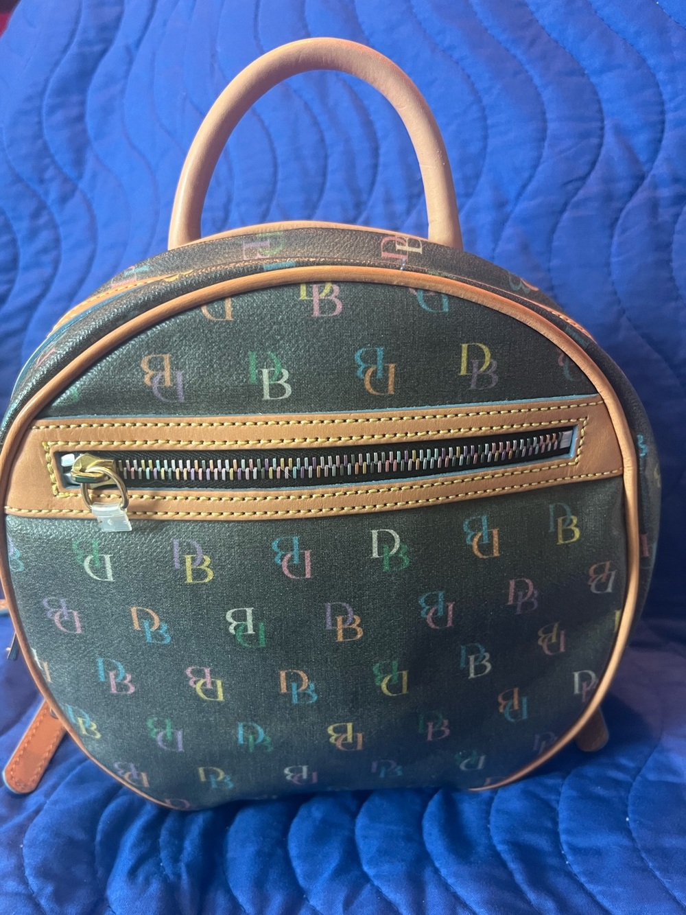 Dooney & Bourke black signature Backpack round